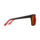 Spy Optic Flynn Sunglasses, Soft Matte Black/Red Fade Frame, Happy Gray/Green w/Red Flash Lens, 670323803673