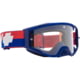 Spy Optic Foundation Motocross Goggles, Bolt USA Frame, Clear Lens, Large/Extra Large, 114384