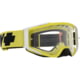 Spy Optic Foundation Motocross Goggles, Checkers HiVis Frame, Clear Lens, Large/Extra Large, 114383