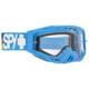 Spy Optic Foundation Motocross Goggles, Matte Blue Frame, Clear Lens, Large/Extra Large, 114685