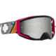 Spy Optic Foundation Plus Matte Motocross Goggles w/ Silver Spectra Mirror HD Clear, White, One Size, 110276