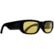 Spy Optic Genre Matte Sunglasses w/ Happy Yellow, Black, One Size, 100786
