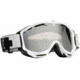 Spy Optic 311016396084 Omega Goggles - Matte White Frame, Bronze w/ Silver Mirror Lens