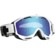 Spy Optic 311016396804 Omega Goggles - Matte White Frame, Persimmon w/ Blue Spectra Mirror Lens