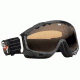 Spy Optic 311017719185 Soldier Goggles - Black w/ White Thin Stripes Frame / Persimmon Lenses