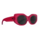 Spy Optic Hangout Women's Sunglasses, Translucent Watermelon Frame, Gray Lens, Small/Medium, 115594