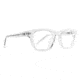 Spy Optic Hardwin 50 Men's Sunglasses, Crystal Frame, Demo w/ Spy+ Lens Print Lens, Small, 96774