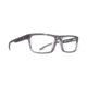 Spy Optic Holt Progressive Prescription Eyeglasses, Matte Gray Smoke/Matte Black Frame, 573475468000PR
