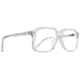 Spy Optic Hot Spot Optical 56 Sunglasses, Crystal Frame, Demo w/ Spy+ Lens Print Lens, One Size, 151756