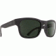 Spy Optic Hunt Sunglasses, Matte Black Frame, Happy Gray Green Lens, 673469374863
