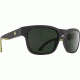 Spy Optic Hunt Sunglasses, Matte Black Olive Frame, Happy Gray Green Polar Lens, Polarized, 673469713864