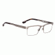 Spy Optic Jonah Single Vision Prescription Eyeglasses, Brushed Gunmetal/Dark Tort Frame, 573353673000SV