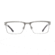 Spy Optic Jonah Single Vision Prescription Eyeglasses, Brushed Gunmetal/Dark Tort Frame, 573353673000SV