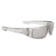 Spy Optic Logan Single Vision Prescription Sunglasses, Clear Smoke Frame, Gray W/Silver Mirror Lens-670939204143SV