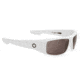 Spy Optic Logan Single Vision Prescription Sunglasses, White Frame, Gray Lens-670939638129SV