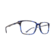 Spy Optic Major Progressive Prescription Eyeglasses, Matte Navy Tortoise/Matte Gunmetal Frame, 573476568000PR