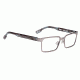 Spy Optic Malone Single Vision Prescription Eyeglasses, Brushed Gunmetal/Gray Smoke Frame, 573351965000SV