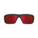 Spy Optic Mccoy Progressive Prescription Sunglasses, Soft Matte Black/Red Fade Frame, 673012803673PR