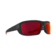 Spy Optic Mccoy Progressive Prescription Sunglasses, Soft Matte Black/Red Fade Frame, 673012803673PR