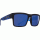 Spy Optic Montana Bifocal Prescription Sunglasses, Soft Matte Black/Navy Tort Frame, 673407845503BI