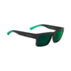 Spy Optic Montana Sunglasses, Soft Matte Black/Green Fade Frame, Happy Gray/Green w/Green Fla Lens, 673407843695