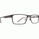 Spy Optic Nelson Progressive Prescription Eyeglasses, Matte Black/Gray Smoke Frame, 573444626000PR