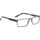 Spy Optic Nelson Progressive Prescription Eyeglasses, Matte Navy/Dark Tort Frame, 573444968000PR