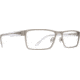 Spy Optic Nelson Progressive Prescription Eyeglasses, Matte Silver/Crystal Frame, 573444627000PR
