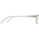 Spy Optic Nelson Progressive Prescription Eyeglasses, Matte Silver/Crystal Frame, 573444627000PR