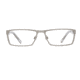 Spy Optic Nelson Progressive Prescription Eyeglasses, Matte Silver/Crystal Frame, 573444627000PR