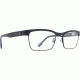 Spy Optic Paxton Progressive Prescription Eyeglasses, Matte Black/Black Blue Horn Frame, 573356456000PR