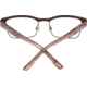 Spy Optic Paxton Progressive Prescription Eyeglasses, Matte Deep Brown/Pink Smoke Frame, 573356832000PR