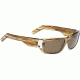 670924316074: Brown Stripe Tortoise Frame / Bronze Polarized Lenses