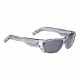 670924066129 Shiny Black Stripe Tortoise frame, Gray lens