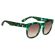 Spy Optic Quinn Single Vision Prescription Sunglasses, Soft Matte Green Tortoise Frame, 673179437355SV