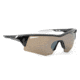 Spy Optic Screw Sunglasses w/ Black Frame &amp; Bronze Silver Mirror Lens