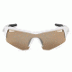 Spy Optic Screw Sunglasses w/ Matte White Frame &amp; Bronze Black Mirror Lens