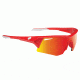 Spy Optic Screw Sunglasses, Red Frame, Bronze w/ Red Spectra Lens 673019512083