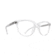 Spy Optic Shea Single Vision Prescription Eyeglasses, Crystal Clear Frame, 573510054000SV