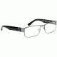 Spy Optic Single Vision Prescription Eyeglasses - Trenton 55 - Gunmetal/Black Frame SRX00054RX