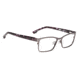 Spy Optic Sonny Single Vision Prescription Eyeglasses, Brushed Gunmetal/Purple Camo Tort Frame, 573354742000SV