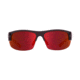 Spy Optic Sprinter Sunglasses, Matte Black Ansi Rx Frame, Happy Gray/Green w/Red Flash Lens, 673502243673