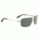 Spy Optic Leo Progressive Prescription Sunglasses, Silver Frame, Happy Grey Green Lens-673238556863PR