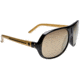 Spy Optic Stratos Sunglasses Black w/ Gold - Bronze w/ Gold Mirror Lenses