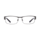Spy Optic Trenton Single Vision Prescription Eyeglasses, Brushed Gunmetal/Matte Tortoise Frame, 573487397000SV