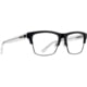 Spy Optic Weston 5050 55 Men's Sunglasses, Matte Black Gloss Crystal Frame, Demo w/ Spy+ Lens Print Lens, Medium, 95051