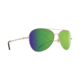 Spy Optic Whistler Sunglasses, Gold Frame, Happy Bronze W/ Green Spectra Lens, 673424274225
