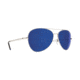 Spy Optic Whistler Sunglasses, Silver Frame, Happy Gray Green W/ Dark Blue Spectra Lens, 673424566503