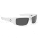 Spy Optics Logan Sunglasses with White Frame / Grey Lenses 670939638129