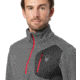 Spyder Bandit Half Zip Stryke Jacket - Mens, Polar/Black/Red, Large, 181388069555P